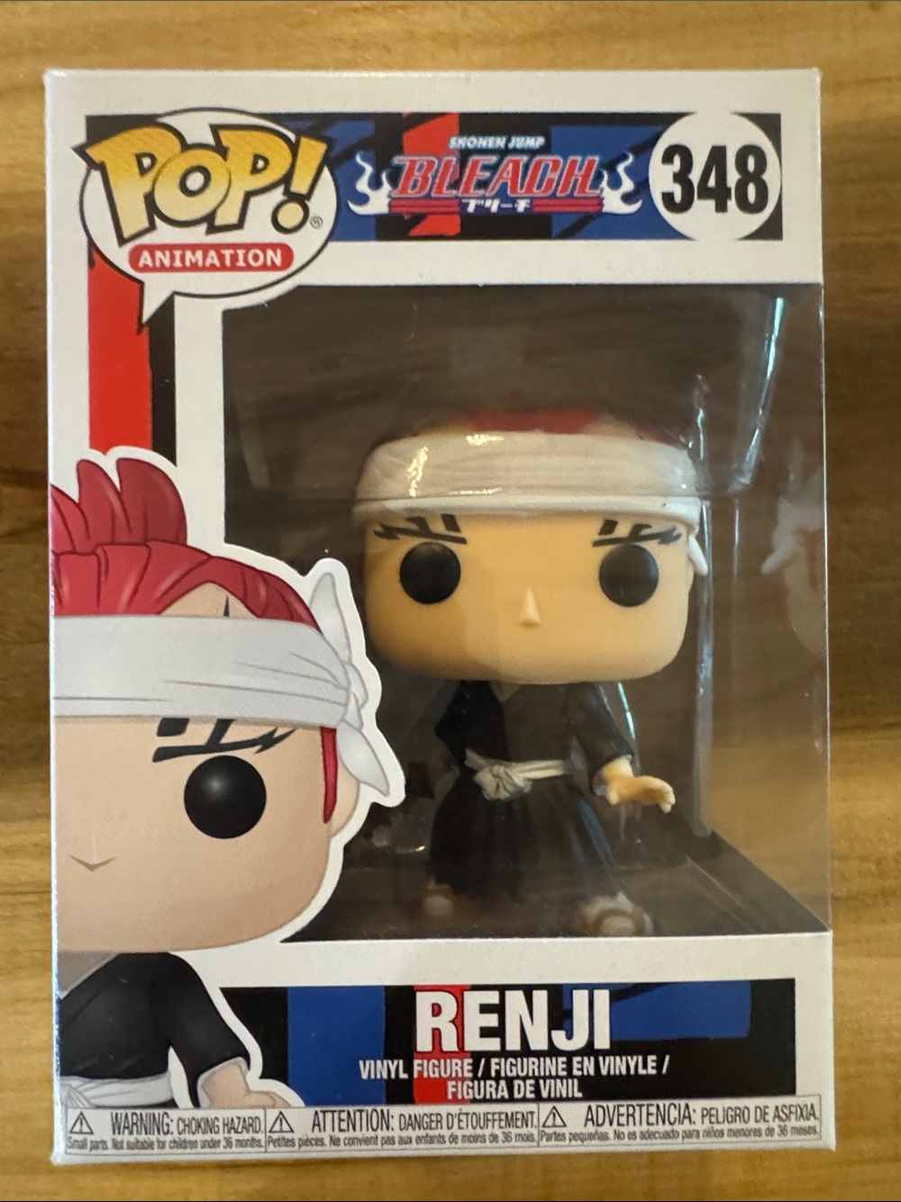 Funko Pop! Animation Bleach Renji Vinyl Figure - White, Black, Red